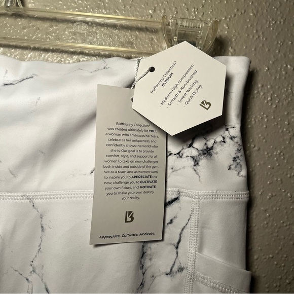 NWT BuffBunny Limitless Legging White Marble Sz. XL - Picture 8 of 14